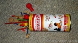 The Classic Tinkertoy Construction Set in original canister.