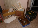 Parts from 3 different ceiling fans.