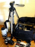 Canon EOS Rebel XT digital camera with Canon Zoom Lens EF-S 18-55mm, 58mm lens. Comes with Canon