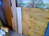 Counter top piece, plywood and more; counter top measures 19-3/4