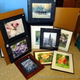Very nice large wooden and metal picture frames measuring from 16-1/2