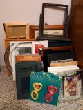 Photo frames including some new in package. Largest measures 14