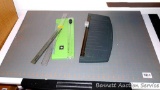 Fiskars cutting mat measures 2' x 3', plus Boston and Cricut paper cutters up to 12