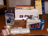 Quantity of labels, postcard stock, greeting card stock, photo paper, a crafting work light, more.