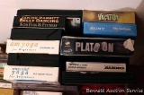Fitness VHS tapes, plus some cassette tapes - some blank and new, some Christmas music, etc.;