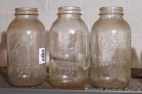 Three Ball narrow mouth 1-1/2 qt canning jars.