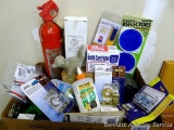 No shipping. Household items including fire extinguisher, peg hooks, door & drawer cam locks,