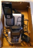 V-Tech cordless phone set with base unit.