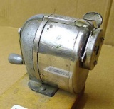 Vintage Boston Self-Feeder pencil sharpener is in good condition.