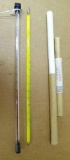 Sargent Welch Scientific Co. thermometer reads to 225 degrees F; other is marked S-W 3