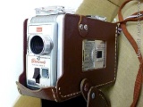Vintage Kodak Brownie 8mm Movie Camera II comes in original case. All looks well cared for and in