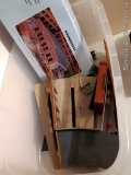 Walthers Cornerstone Series Roundhouse set up for model railroad HO scale trains. Partially put
