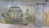 Anchor Hocking juice carafe is 9