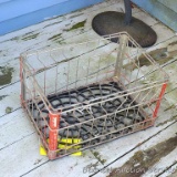Vintage Morning Glory milk crate is 19