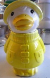 Cute porcelain duck cookie jar is 11