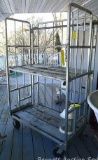 Heavy duty rolling cart is about 44