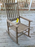 Wonderful rocker would look great on your porch. Measures 26