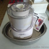 Cuisinart frozen yogurt-ice cream & sorbet maker is 11-1/2