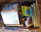 Box full of children's books includes a set of Tiny Tidings of Joy; volume 1-3 Spiderwick Chronicles