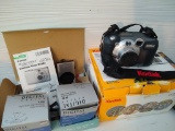 Canon PowerShot SD770 IS digital camera is in original box with user's guide; Kodak DC5000 Zoom