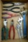 Three adjustable wrenches up to 12