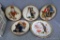 Five plates of Norman Rockwell cover of Saturday Evening Post inspired from Dave Grossman Designs,