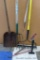 Nice fiberglass handles leaf rake has a 15-1/2