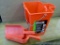 Shur-Line Paint 'N Project Pail with built in brush compartment and roller grid. Pail is 15
