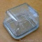 Fire King butter dish; measures 4-1/4