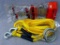 Emergency tow rope and a bike cable. About 14' long over the 4