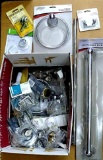 Bathroom accessory pieces including chrome 18