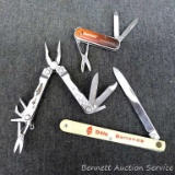 Sheffield stainless steel pocket knife; multi tool knife 2-1/2