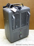 Comfort Essentials space heater, runs and heats but is missing knob for on/off. Unit is 10
