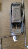 Heavy duty scissor jack with crank. Jack measures 15
