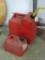 Chilton 6 gallon gas tote and a 1-1/2 gallon gas tote.
