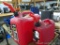 Two Briggs & Stratton gas totes are 6 gallon and 2.5 gallon, still have stickers.