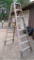 Werner 8' fiberglass double sided step ladder