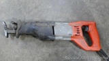 Milwaukee Sawzall reciprocating saw, runs and has a 1-1/8