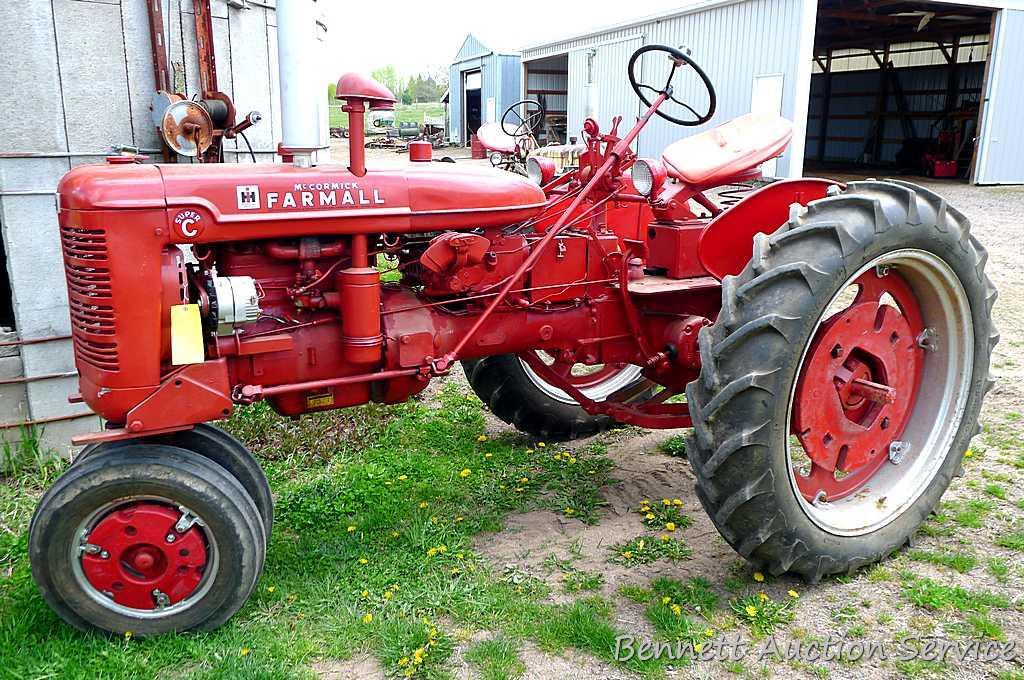 1953 Farmall Super C narrow front tractor with Proxibid