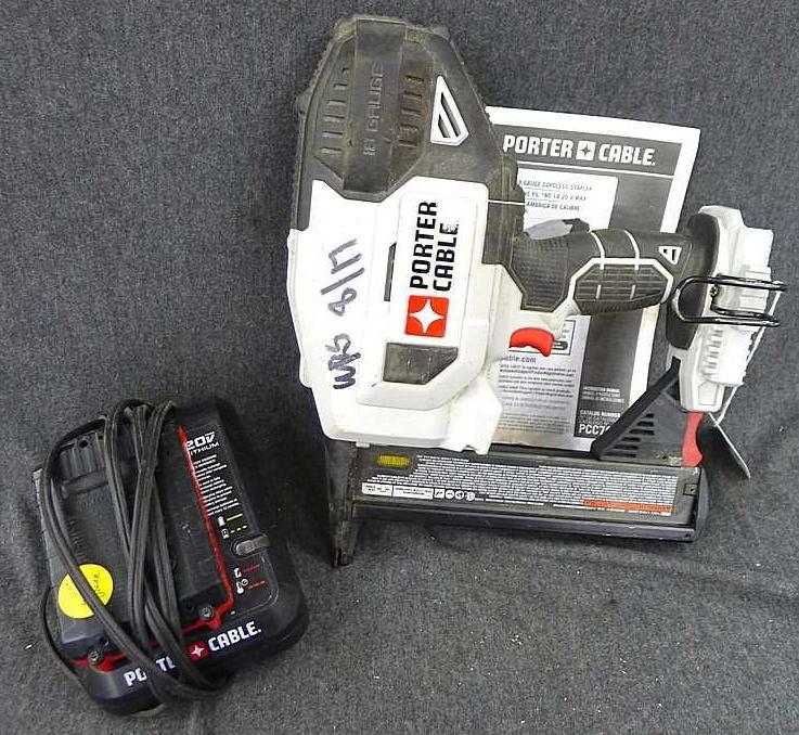 Porter Cable 18 gauge narrow crown stapler with a Proxibid