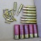 Assorted ammunition incl .22-250 Rem, .300 WSM, .22 LR, 12 gauge slug, plus a buck deer coffee mug.