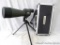 Barska waterproof spotting scope with tripod, hard case, and a manual. Scope is 25-125x88 and