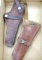 Brauer Bros. and Hunter Co. leather pistol holsters are about 9