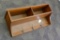 Nice coat rack with shelf measures about 32