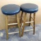 Two padded seat stools 26