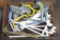 Store all your misc. items with these hooks, hangers and shelf brackets.