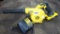 DeWalt 20V MAX cordless blower DCE100 with battery and charger. Runs.