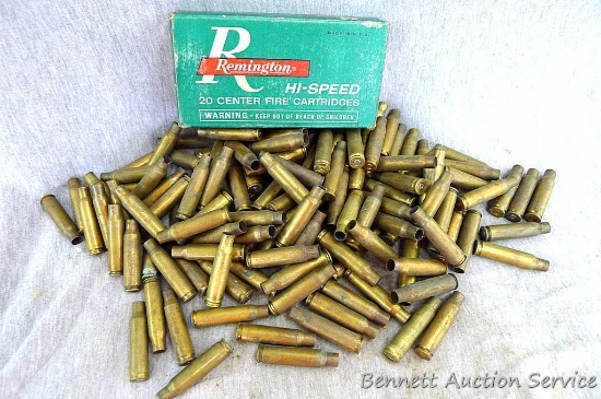 Approx. 4 lbs .308 brass, mixed headstamps.