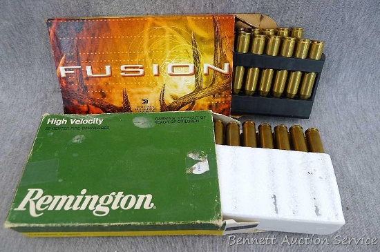 40 pieces of .25-06 brass, mixed headstamps