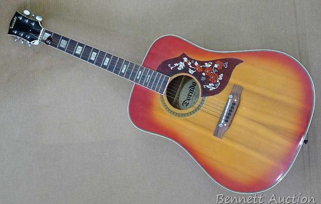 Dorado guitar by Gretsch is model No. 5966. Measures about 16" x 42" x 5"  and looks to be in pretty | Online Auctions | Proxibid